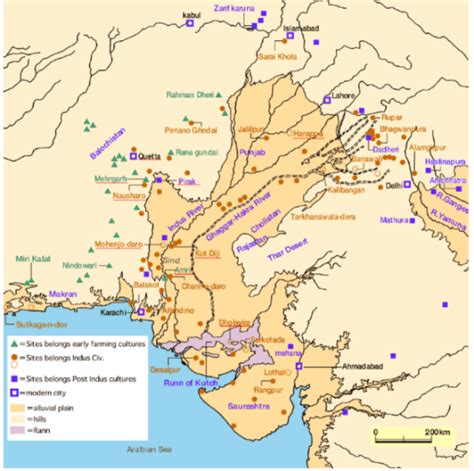 port cities of indus valley civilization|Major Sites In Indus Valley Civilization For UPSC IAS .